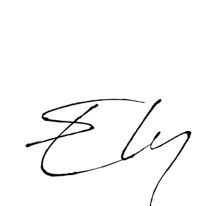 How to make Ely signature? Antro_Vectra is a professional autograph style. Create handwritten signature for Ely name. Ely signature style 6 images and pictures png