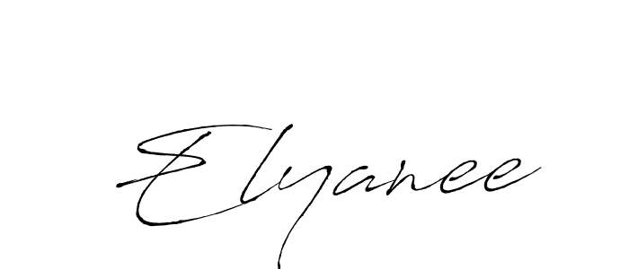 How to Draw Elyanee signature style? Antro_Vectra is a latest design signature styles for name Elyanee. Elyanee signature style 6 images and pictures png