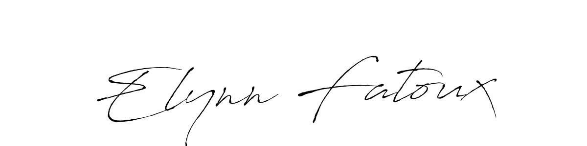This is the best signature style for the Elynn Fatoux name. Also you like these signature font (Antro_Vectra). Mix name signature. Elynn Fatoux signature style 6 images and pictures png