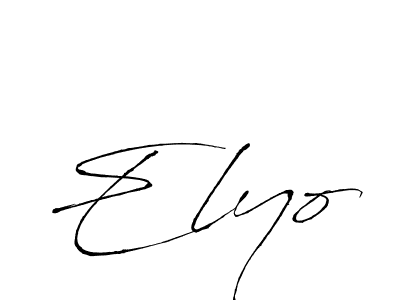 How to make Elyo name signature. Use Antro_Vectra style for creating short signs online. This is the latest handwritten sign. Elyo signature style 6 images and pictures png