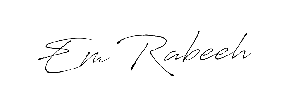 Make a short Em Rabeeh signature style. Manage your documents anywhere anytime using Antro_Vectra. Create and add eSignatures, submit forms, share and send files easily. Em Rabeeh signature style 6 images and pictures png
