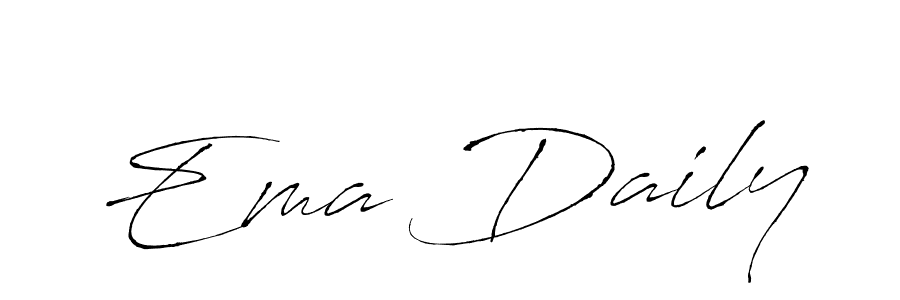 This is the best signature style for the Ema Daily name. Also you like these signature font (Antro_Vectra). Mix name signature. Ema Daily signature style 6 images and pictures png