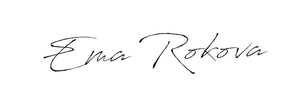Also You can easily find your signature by using the search form. We will create Ema Rokova name handwritten signature images for you free of cost using Antro_Vectra sign style. Ema Rokova signature style 6 images and pictures png