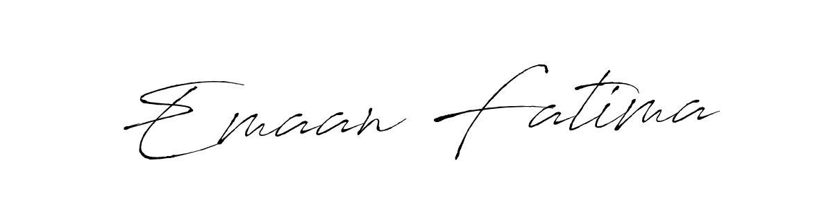 Use a signature maker to create a handwritten signature online. With this signature software, you can design (Antro_Vectra) your own signature for name Emaan Fatima. Emaan Fatima signature style 6 images and pictures png