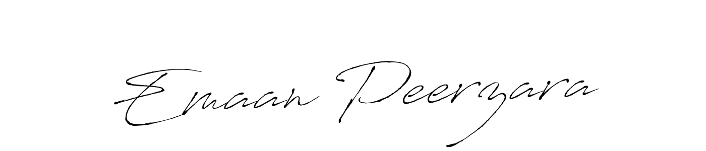 How to make Emaan Peerzara signature? Antro_Vectra is a professional autograph style. Create handwritten signature for Emaan Peerzara name. Emaan Peerzara signature style 6 images and pictures png