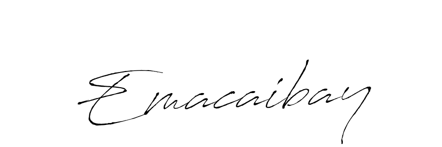 Emacaibay stylish signature style. Best Handwritten Sign (Antro_Vectra) for my name. Handwritten Signature Collection Ideas for my name Emacaibay. Emacaibay signature style 6 images and pictures png