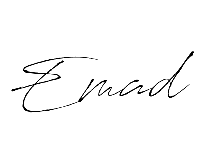 See photos of Emad official signature by Spectra . Check more albums & portfolios. Read reviews & check more about Antro_Vectra font. Emad signature style 6 images and pictures png