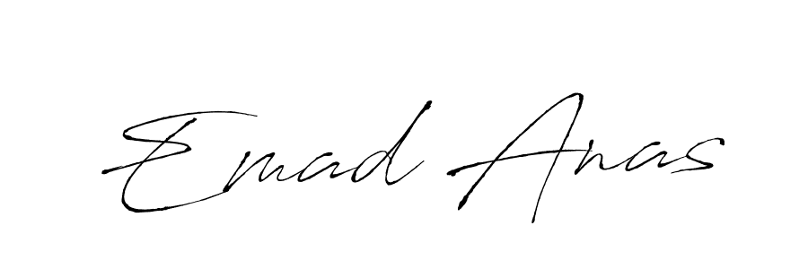 See photos of Emad Anas official signature by Spectra . Check more albums & portfolios. Read reviews & check more about Antro_Vectra font. Emad Anas signature style 6 images and pictures png