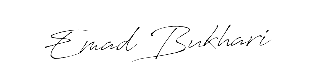 Here are the top 10 professional signature styles for the name Emad Bukhari. These are the best autograph styles you can use for your name. Emad Bukhari signature style 6 images and pictures png