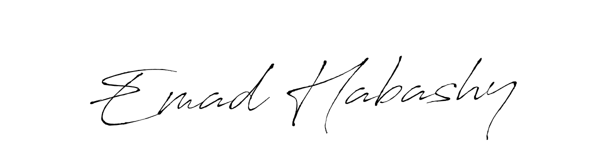 You should practise on your own different ways (Antro_Vectra) to write your name (Emad Habashy) in signature. don't let someone else do it for you. Emad Habashy signature style 6 images and pictures png