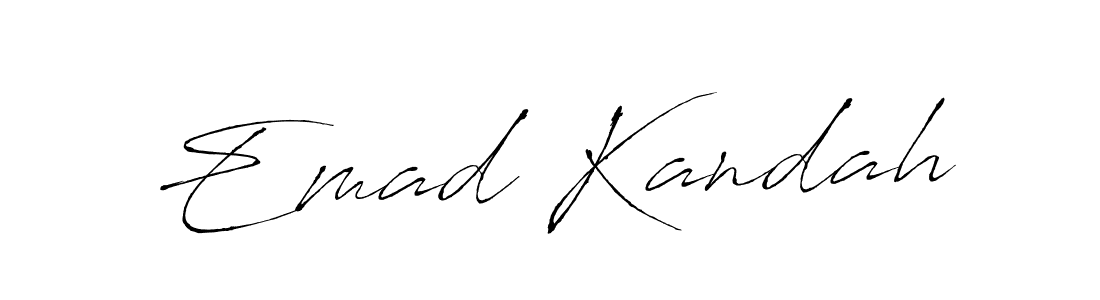 Make a beautiful signature design for name Emad Kandah. Use this online signature maker to create a handwritten signature for free. Emad Kandah signature style 6 images and pictures png