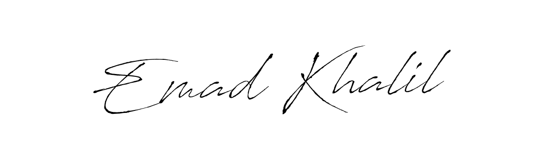 How to Draw Emad Khalil signature style? Antro_Vectra is a latest design signature styles for name Emad Khalil. Emad Khalil signature style 6 images and pictures png