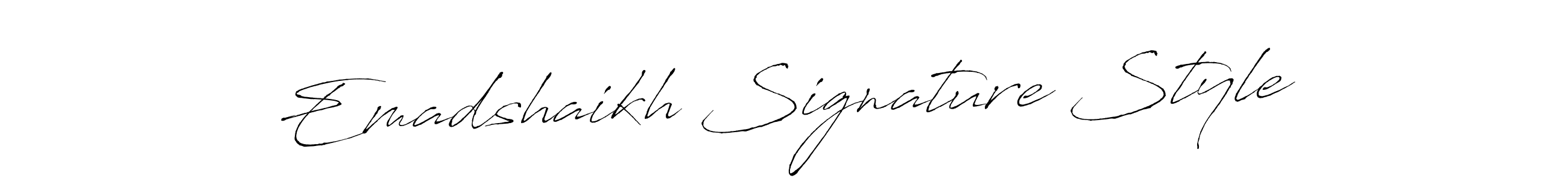 if you are searching for the best signature style for your name Emadshaikh Signature Style. so please give up your signature search. here we have designed multiple signature styles  using Antro_Vectra. Emadshaikh Signature Style signature style 6 images and pictures png