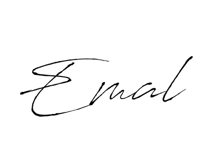 How to make Emal name signature. Use Antro_Vectra style for creating short signs online. This is the latest handwritten sign. Emal signature style 6 images and pictures png