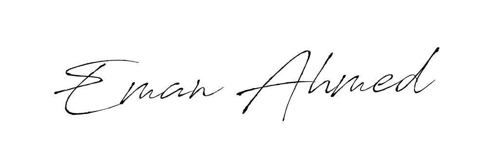 It looks lik you need a new signature style for name Eman Ahmed. Design unique handwritten (Antro_Vectra) signature with our free signature maker in just a few clicks. Eman Ahmed signature style 6 images and pictures png