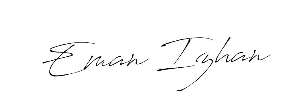 This is the best signature style for the Eman Izhan name. Also you like these signature font (Antro_Vectra). Mix name signature. Eman Izhan signature style 6 images and pictures png