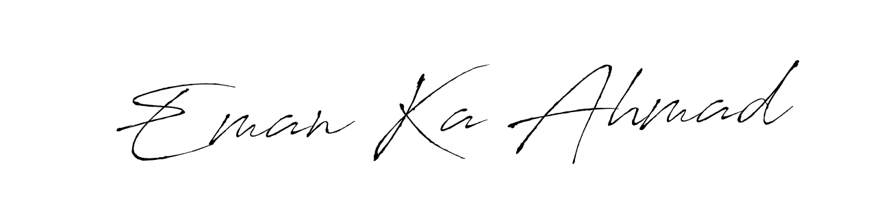 Also You can easily find your signature by using the search form. We will create Eman Ka Ahmad name handwritten signature images for you free of cost using Antro_Vectra sign style. Eman Ka Ahmad signature style 6 images and pictures png