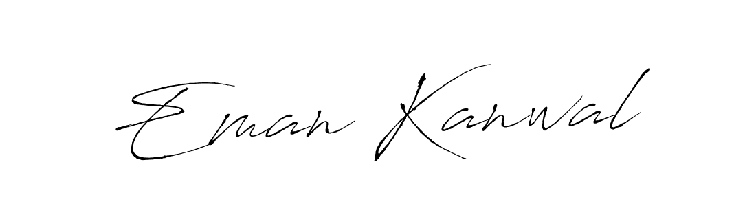 Use a signature maker to create a handwritten signature online. With this signature software, you can design (Antro_Vectra) your own signature for name Eman Kanwal. Eman Kanwal signature style 6 images and pictures png