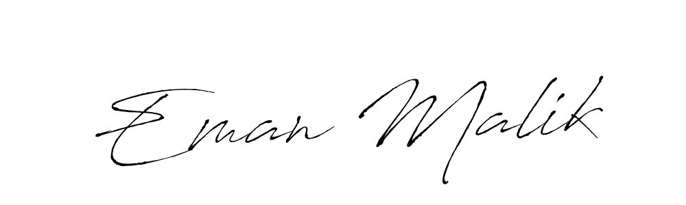 Also You can easily find your signature by using the search form. We will create Eman Malik name handwritten signature images for you free of cost using Antro_Vectra sign style. Eman Malik signature style 6 images and pictures png