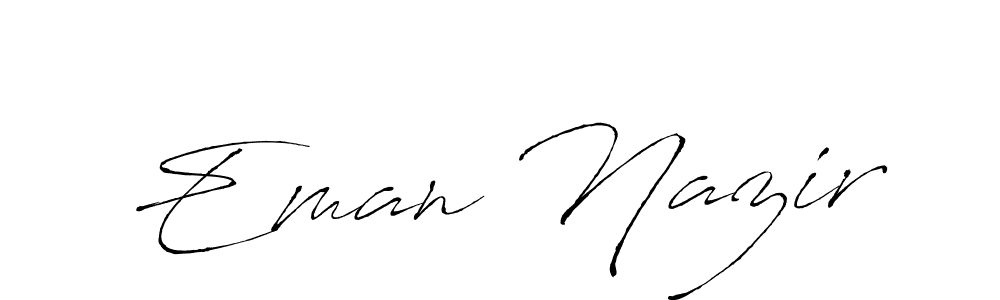 You can use this online signature creator to create a handwritten signature for the name Eman Nazir. This is the best online autograph maker. Eman Nazir signature style 6 images and pictures png