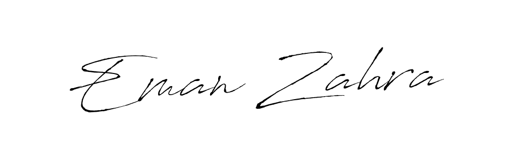 It looks lik you need a new signature style for name Eman Zahra. Design unique handwritten (Antro_Vectra) signature with our free signature maker in just a few clicks. Eman Zahra signature style 6 images and pictures png