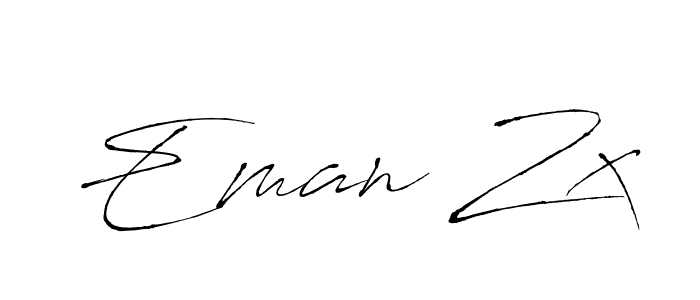 Also we have Eman Zx name is the best signature style. Create professional handwritten signature collection using Antro_Vectra autograph style. Eman Zx signature style 6 images and pictures png