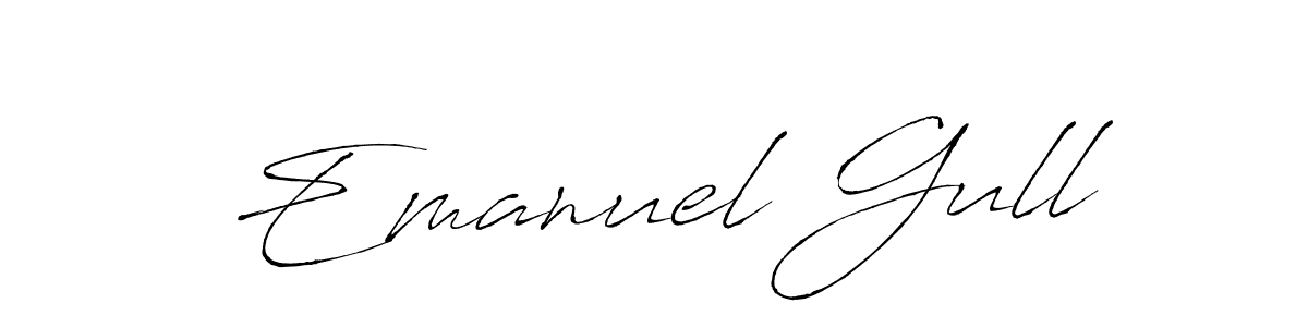 Design your own signature with our free online signature maker. With this signature software, you can create a handwritten (Antro_Vectra) signature for name Emanuel Gull. Emanuel Gull signature style 6 images and pictures png