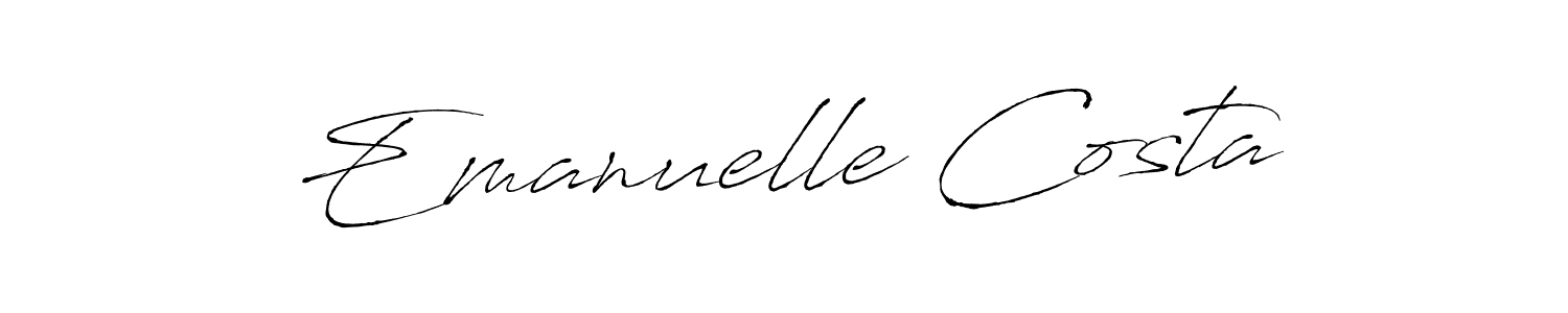 See photos of Emanuelle Costa official signature by Spectra . Check more albums & portfolios. Read reviews & check more about Antro_Vectra font. Emanuelle Costa signature style 6 images and pictures png