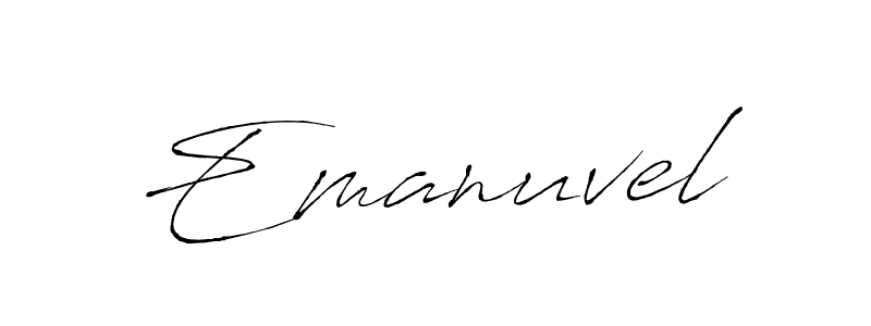 Create a beautiful signature design for name Emanuvel. With this signature (Antro_Vectra) fonts, you can make a handwritten signature for free. Emanuvel signature style 6 images and pictures png