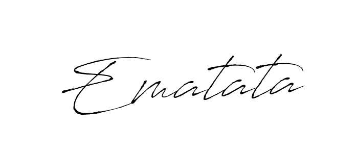 Ematata stylish signature style. Best Handwritten Sign (Antro_Vectra) for my name. Handwritten Signature Collection Ideas for my name Ematata. Ematata signature style 6 images and pictures png