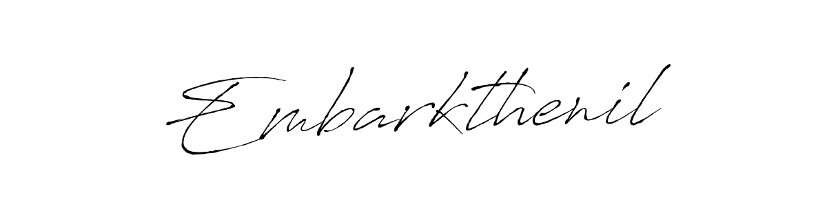 It looks lik you need a new signature style for name Embarkthenil. Design unique handwritten (Antro_Vectra) signature with our free signature maker in just a few clicks. Embarkthenil signature style 6 images and pictures png