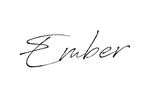 Make a beautiful signature design for name Ember. With this signature (Antro_Vectra) style, you can create a handwritten signature for free. Ember signature style 6 images and pictures png