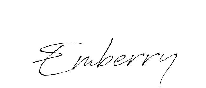 The best way (Antro_Vectra) to make a short signature is to pick only two or three words in your name. The name Emberry include a total of six letters. For converting this name. Emberry signature style 6 images and pictures png