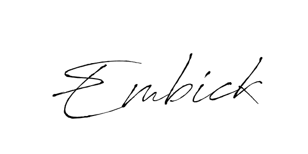 Here are the top 10 professional signature styles for the name Embick. These are the best autograph styles you can use for your name. Embick signature style 6 images and pictures png