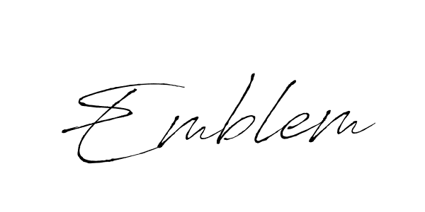 Use a signature maker to create a handwritten signature online. With this signature software, you can design (Antro_Vectra) your own signature for name Emblem. Emblem signature style 6 images and pictures png