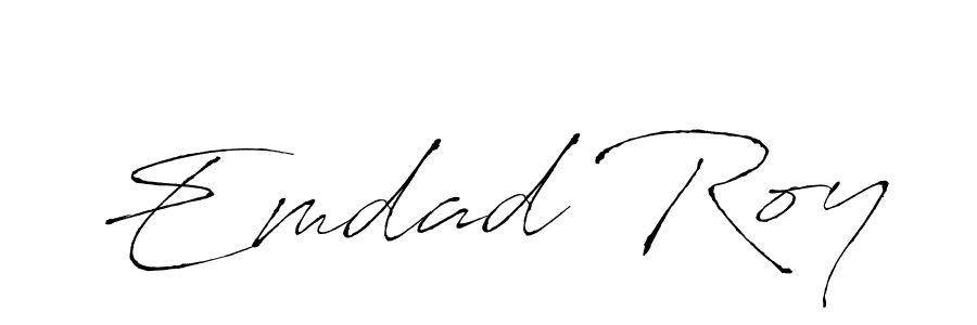 It looks lik you need a new signature style for name Emdad Roy. Design unique handwritten (Antro_Vectra) signature with our free signature maker in just a few clicks. Emdad Roy signature style 6 images and pictures png