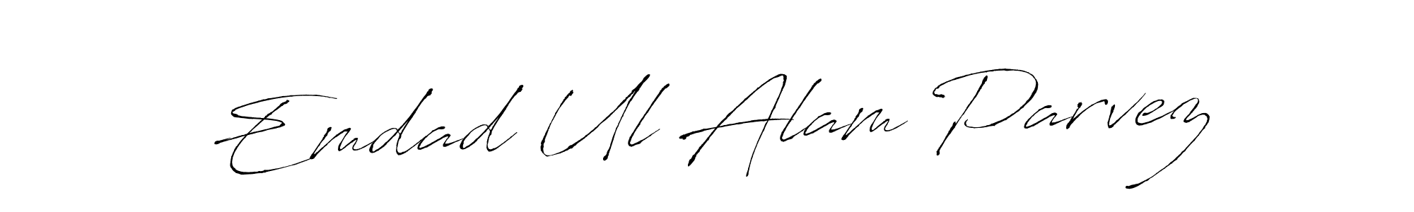 Similarly Antro_Vectra is the best handwritten signature design. Signature creator online .You can use it as an online autograph creator for name Emdad Ul Alam Parvez. Emdad Ul Alam Parvez signature style 6 images and pictures png