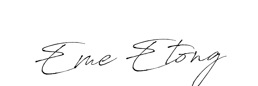 It looks lik you need a new signature style for name Eme Etong. Design unique handwritten (Antro_Vectra) signature with our free signature maker in just a few clicks. Eme Etong signature style 6 images and pictures png