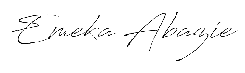 Here are the top professional signature styles for the name Emeka Abazie. These are the best autograph styles you can use for your name. Emeka Abazie signature style 6 images and pictures png