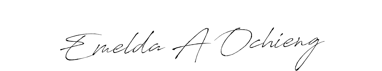 How to Draw Emelda A Ochieng signature style? Antro_Vectra is a latest design signature styles for name Emelda A Ochieng. Emelda A Ochieng signature style 6 images and pictures png