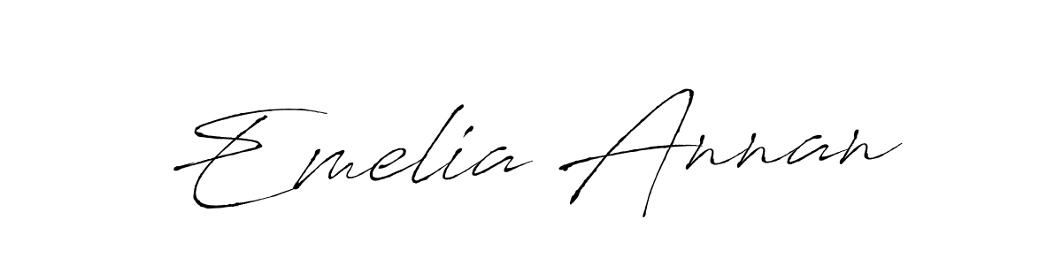 Make a short Emelia Annan signature style. Manage your documents anywhere anytime using Antro_Vectra. Create and add eSignatures, submit forms, share and send files easily. Emelia Annan signature style 6 images and pictures png