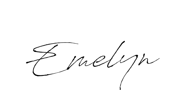 Make a beautiful signature design for name Emelyn. Use this online signature maker to create a handwritten signature for free. Emelyn signature style 6 images and pictures png