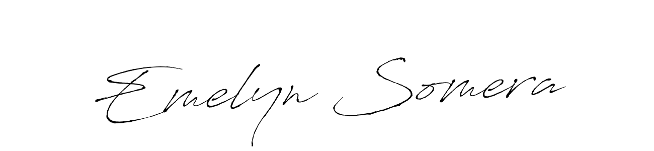 It looks lik you need a new signature style for name Emelyn Somera. Design unique handwritten (Antro_Vectra) signature with our free signature maker in just a few clicks. Emelyn Somera signature style 6 images and pictures png