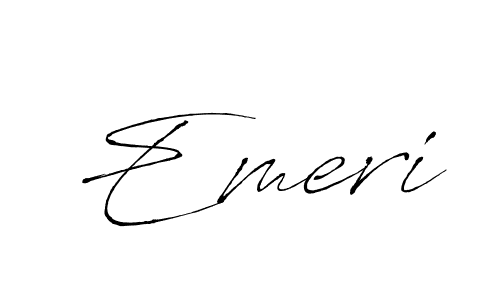 This is the best signature style for the Emeri name. Also you like these signature font (Antro_Vectra). Mix name signature. Emeri signature style 6 images and pictures png