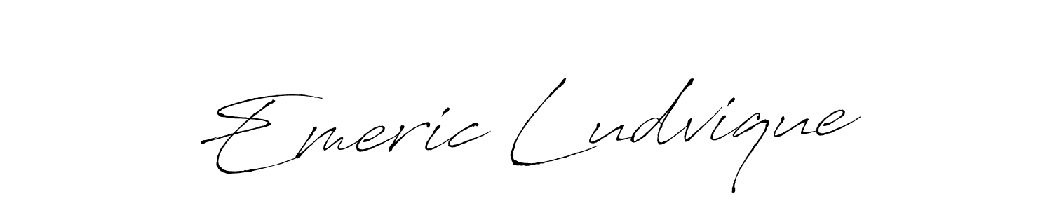 Antro_Vectra is a professional signature style that is perfect for those who want to add a touch of class to their signature. It is also a great choice for those who want to make their signature more unique. Get Emeric Ludvique name to fancy signature for free. Emeric Ludvique signature style 6 images and pictures png