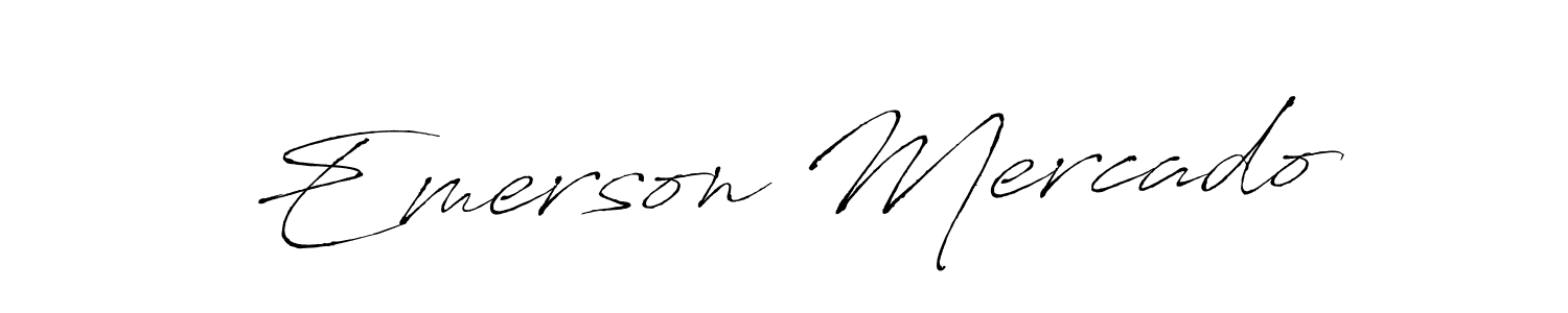 You should practise on your own different ways (Antro_Vectra) to write your name (Emerson Mercado) in signature. don't let someone else do it for you. Emerson Mercado signature style 6 images and pictures png