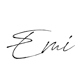 How to make Emi name signature. Use Antro_Vectra style for creating short signs online. This is the latest handwritten sign. Emi signature style 6 images and pictures png