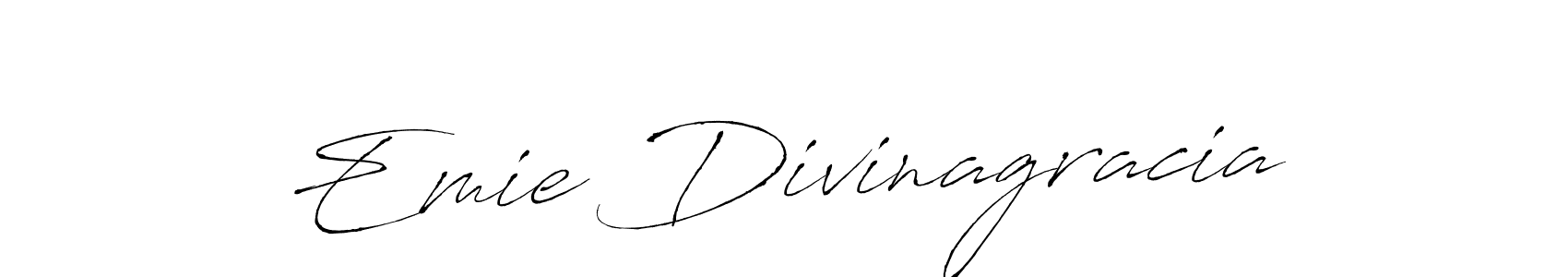 Once you've used our free online signature maker to create your best signature Antro_Vectra style, it's time to enjoy all of the benefits that Emie Divinagracia name signing documents. Emie Divinagracia signature style 6 images and pictures png