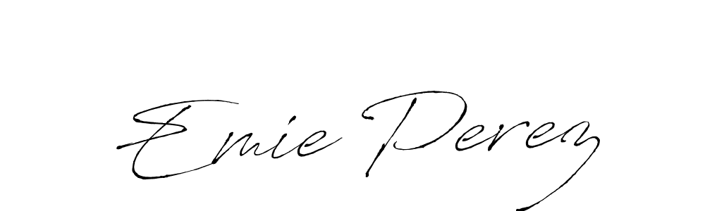 This is the best signature style for the Emie Perez name. Also you like these signature font (Antro_Vectra). Mix name signature. Emie Perez signature style 6 images and pictures png