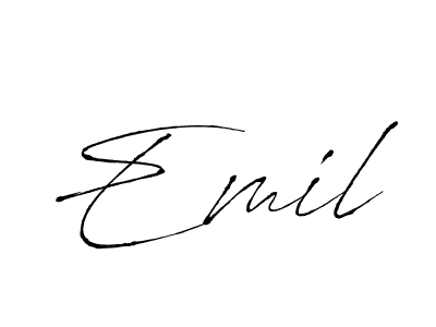 Make a beautiful signature design for name Emil. With this signature (Antro_Vectra) style, you can create a handwritten signature for free. Emil signature style 6 images and pictures png